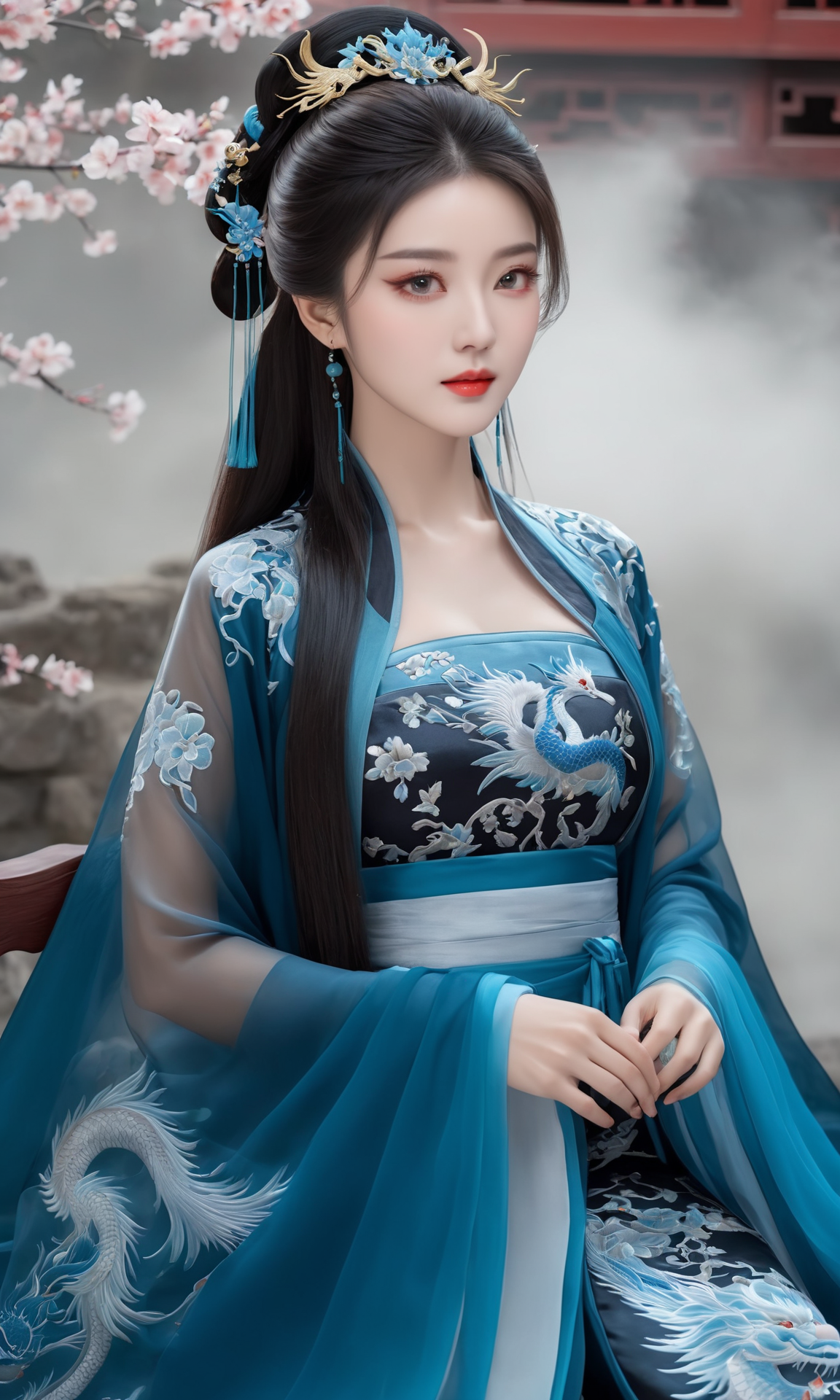 ai壁纸,国风汉服美女,有着东方女性的独特魅力