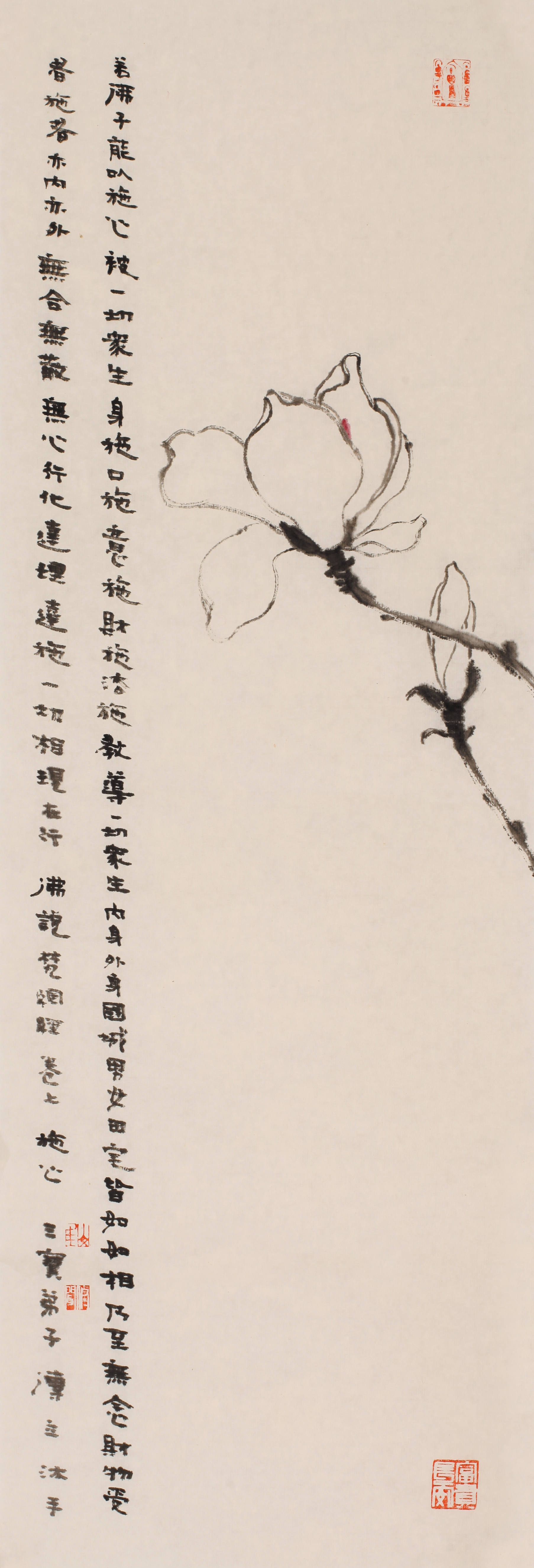 玉堂富贵——崔修闻禅画作品专辑|玉兰写生|国画图片