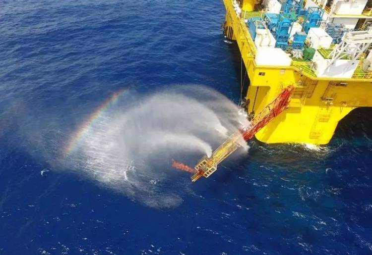 可燃冰试采现场