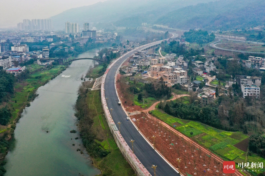 雅安:南外环西段正在收尾,开通在即!