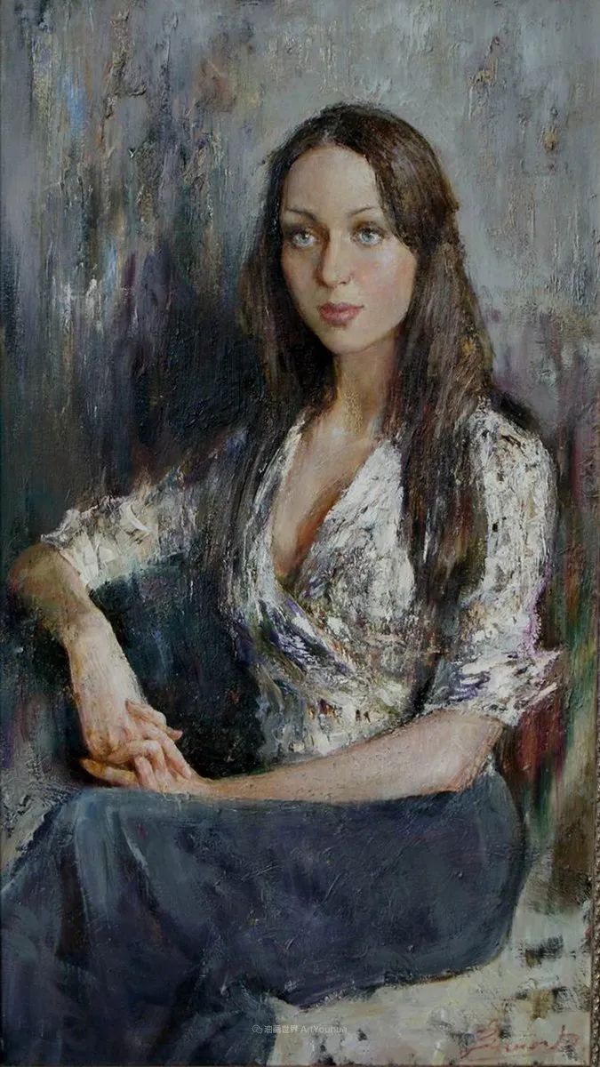 浓浓的俄罗斯油画风韵的人物肖像!