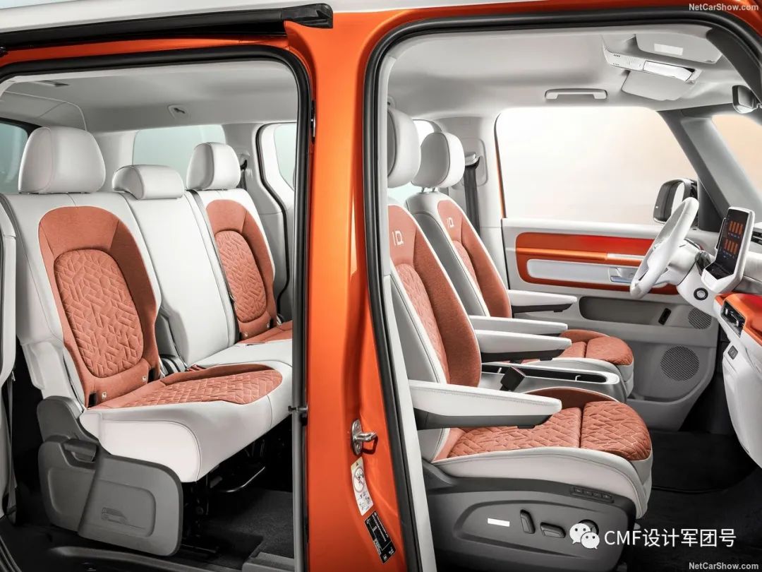 多图|大众发布全新双色电动汽车,内外饰设计解析