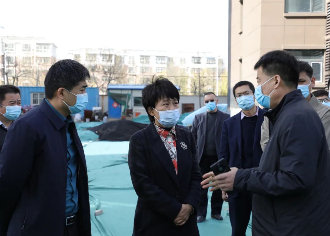 杨旭博督导阳谷县民生项目建设工作