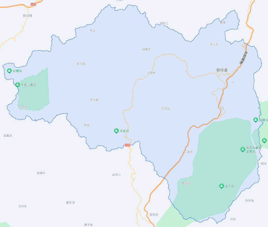 长江沿"县"166:荥经县