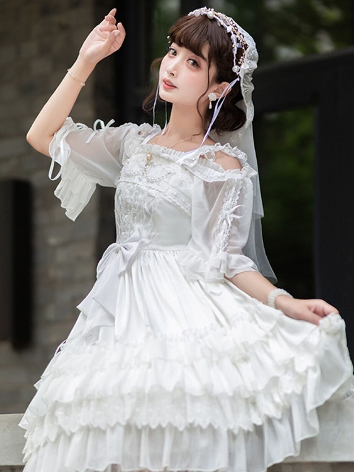 可以穿着跳舞的洛丽塔是真美,lo娘穿上之后,更是典雅灵动