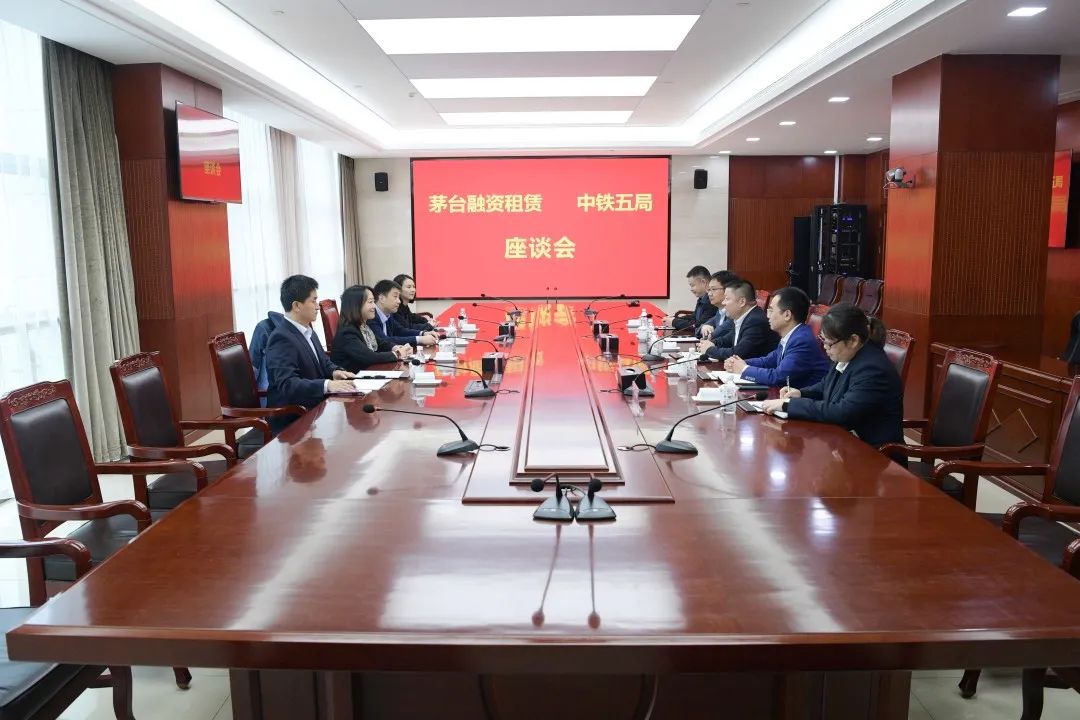 田波与茅台(上海)融资租赁有限公司董事长李莉会谈