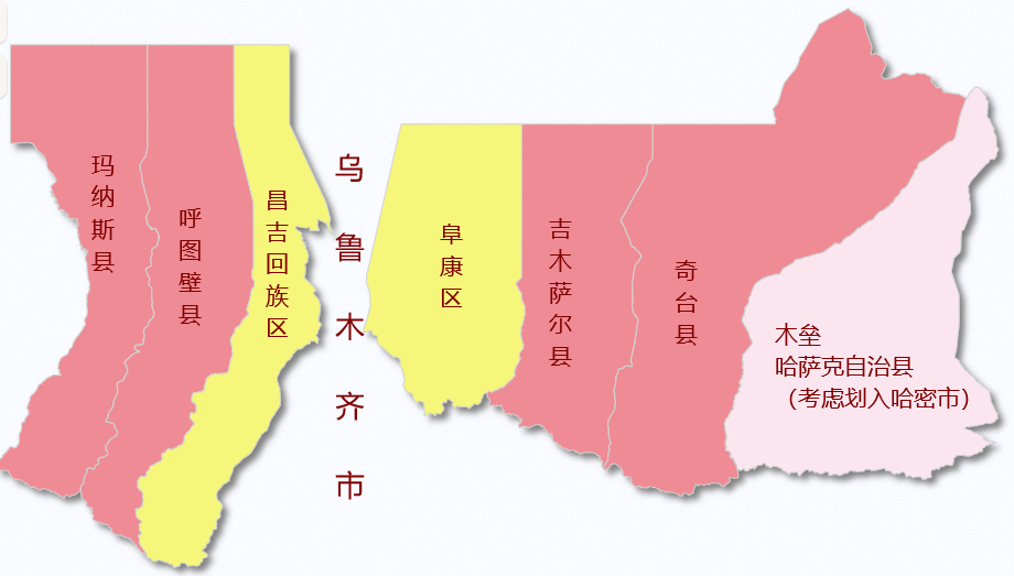 昌吉州区域划分图图片