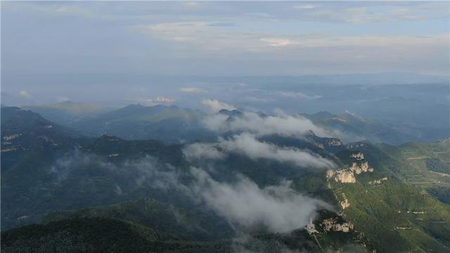 潍坊青州市:仰天山现云海奇观