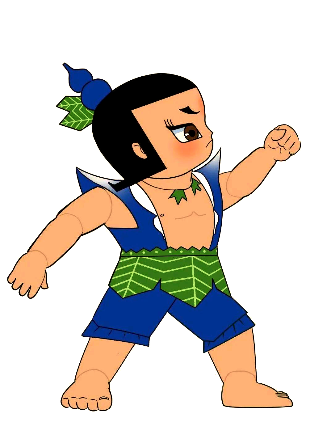 :他拥有一个能吸入万物的宝葫芦,然而却被妖精利用,误