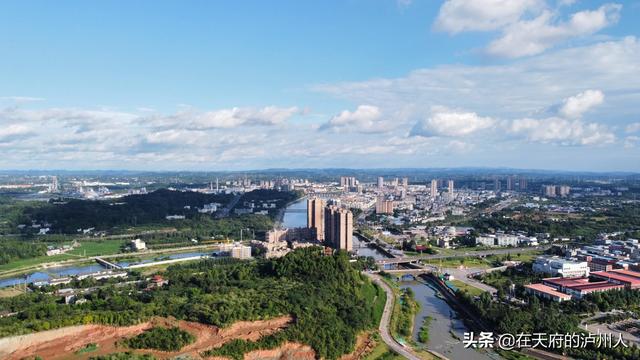 四川德陽市的小縣城風景