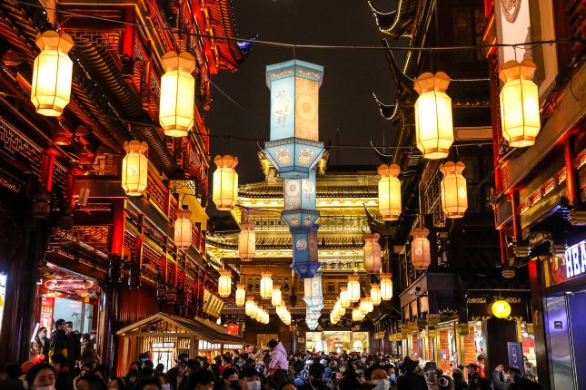 图说│人团圆,愿安康,豫园商城元宵灯会再续浓浓年味