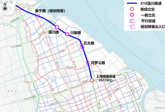 s16蕰川高速公路工可获批,宝山市民未来出行更便捷