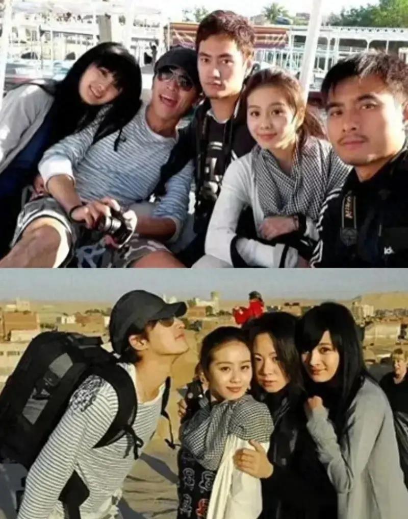 14年前胡歌,杨幂与刘诗诗去埃及旅游