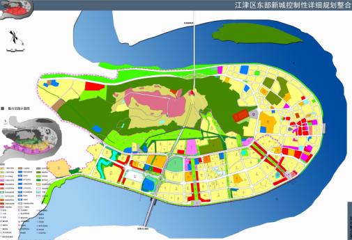 江津东部新城与滨江新城一路走来见证江津城市发展