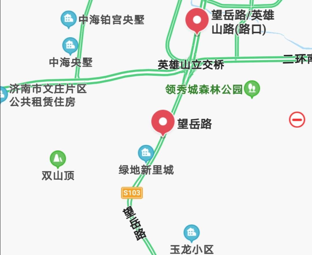 濟南望嶽路東半幅限高拆除,16條公交線路恢復望嶽路東半幅運行