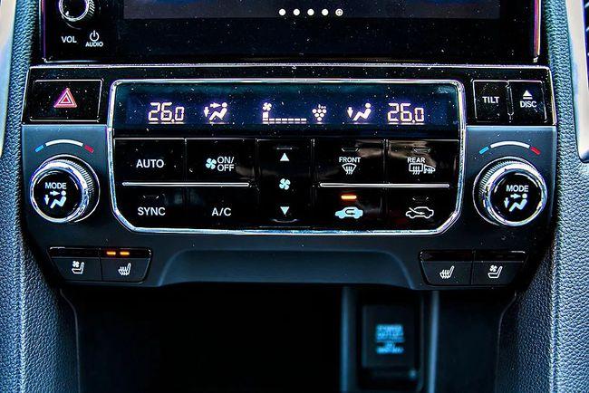 本田冠道空调按钮,冠道空调除雾和暖风开启方法