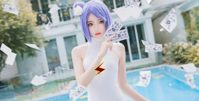 火影四大姐姐版泳装cos,怀念曾经美丽的照美冥,和通透的小南姐