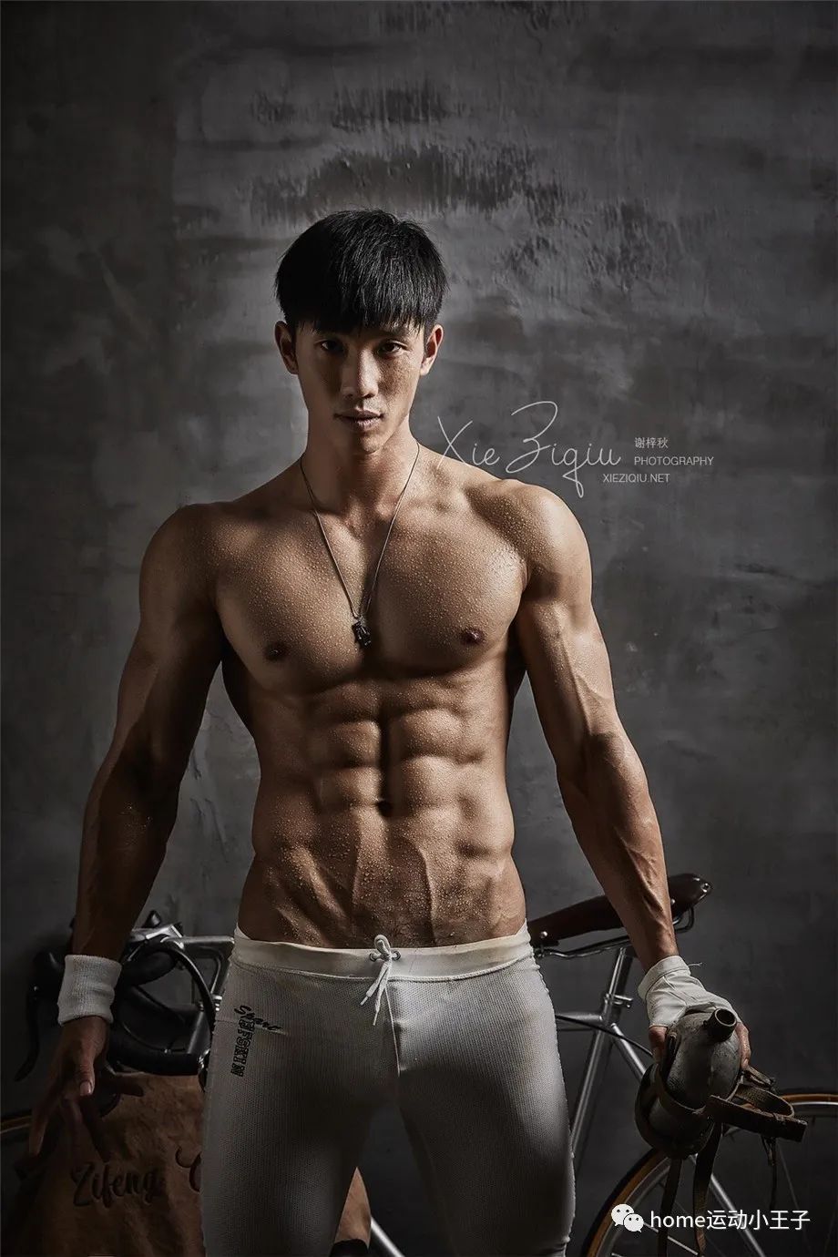谢梓秋男体男模帅哥室内高清性感写真图