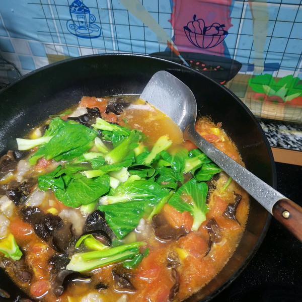 冬日里的滑肉炒碗,转身盘子就精光