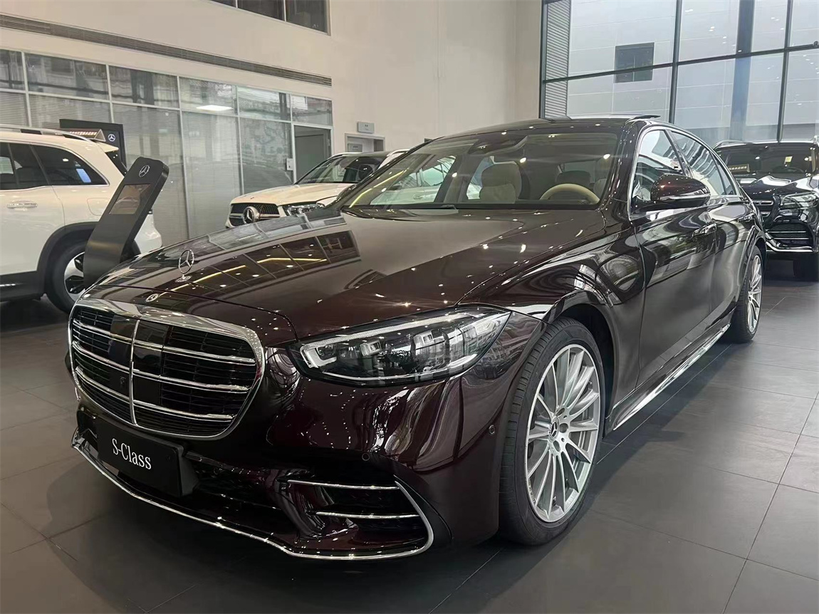 实拍2023款奔驰s450l 4matic,裸车超128万