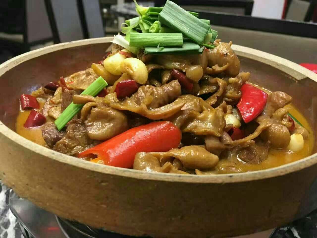 干锅拆骨肉肥肠图片图片