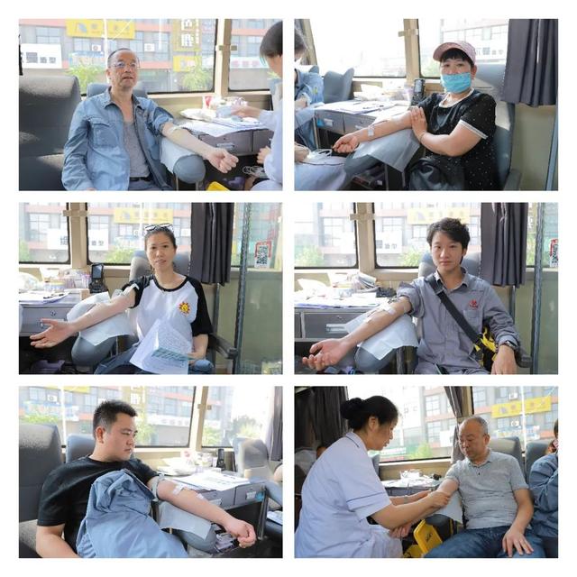 华州区瓜坡镇政府组织开展团体献血活动
