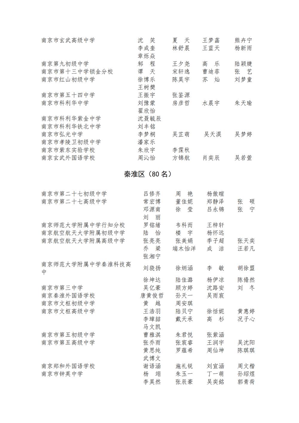 南京市教育局公示