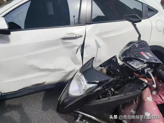青岛一男子骑电动车撞上轿车全身重伤,交警开通救助基金
