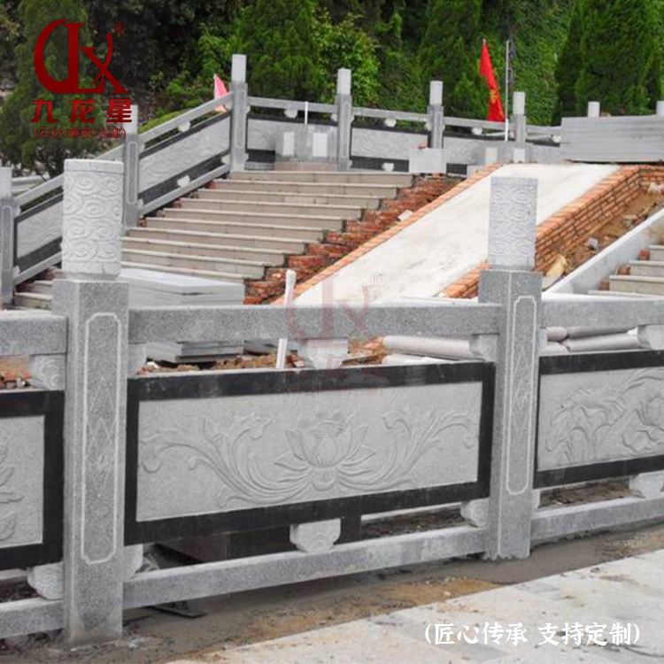 古建筑花岗岩石雕石栏杆之寻杖栏杆(多图片欣赏)