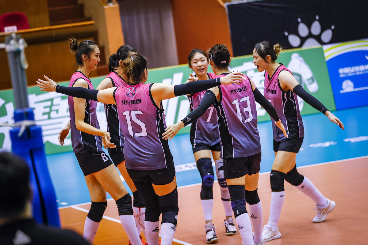 北汽女排1比3负江苏无缘全锦赛四强