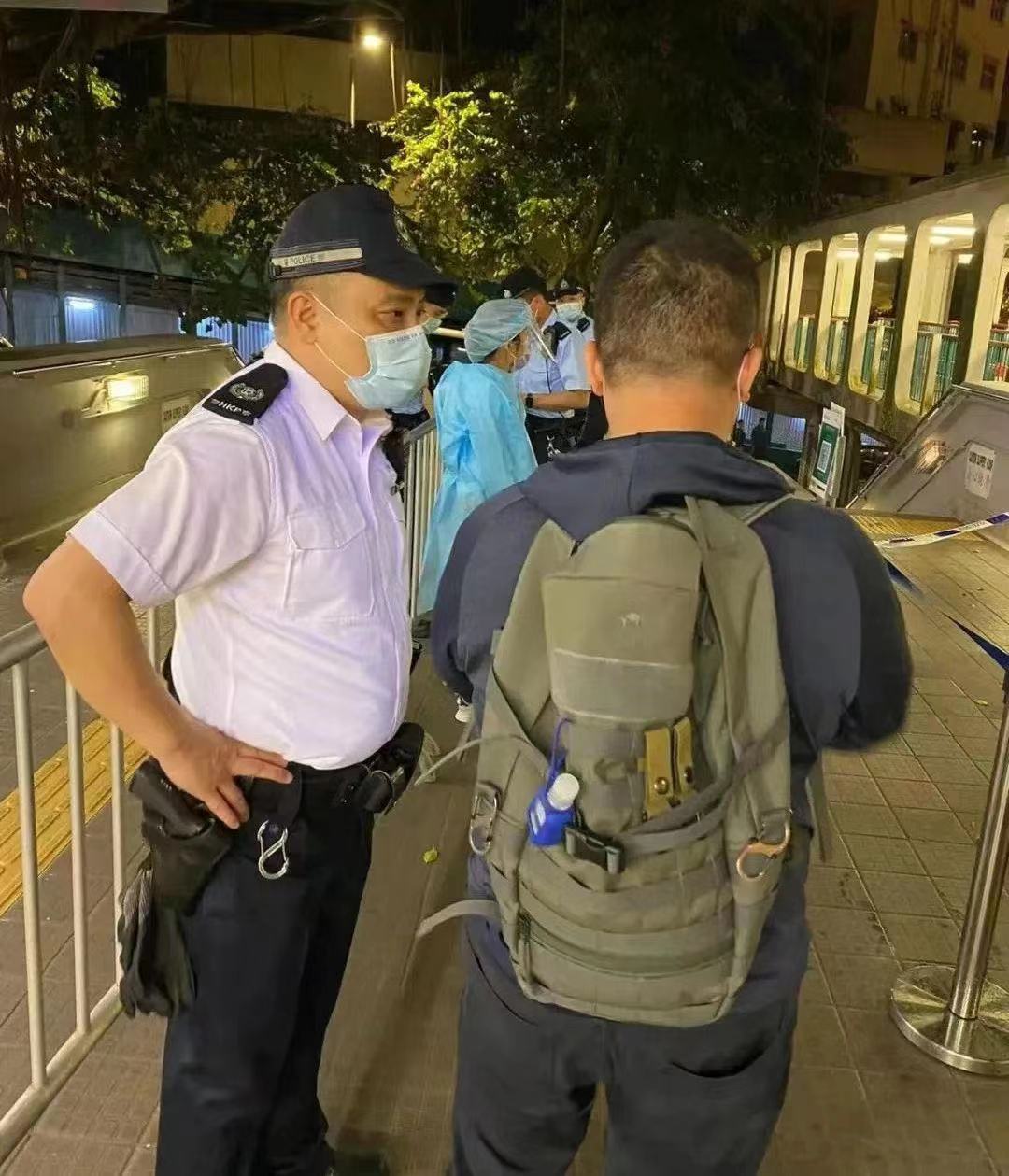 香港警察抗疫图片图片