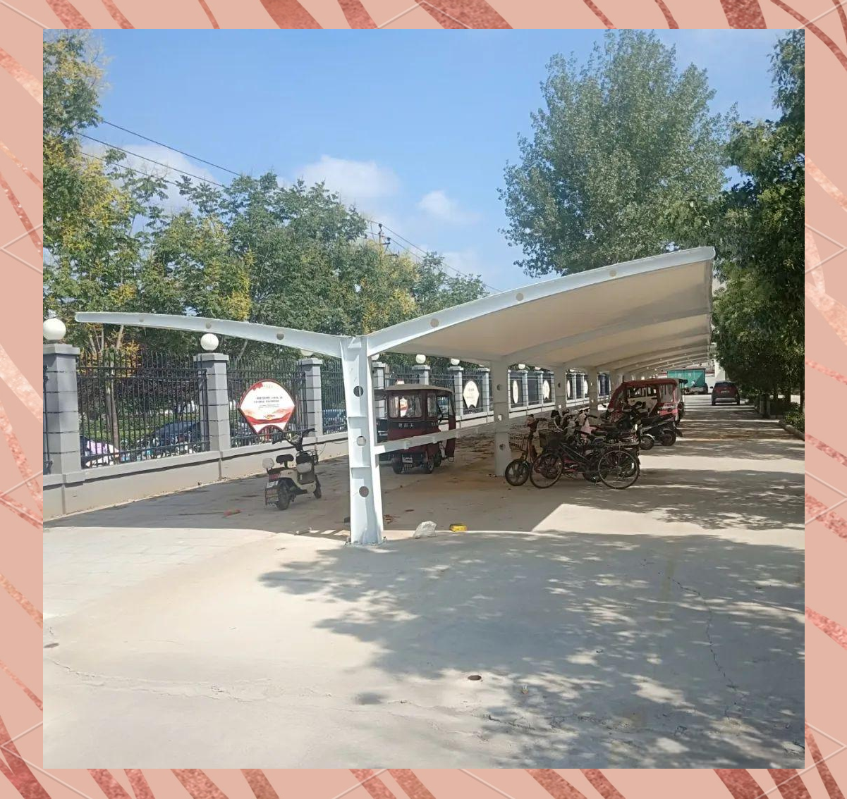 总之,在膜结构停车棚的施工过程中,我们必须高度重视