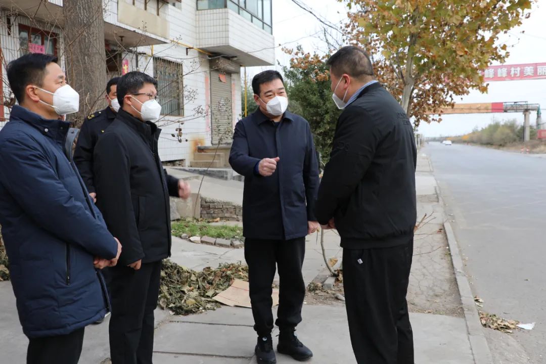 峰峰矿区政府区长郭涛一线督导大气污染防治工作