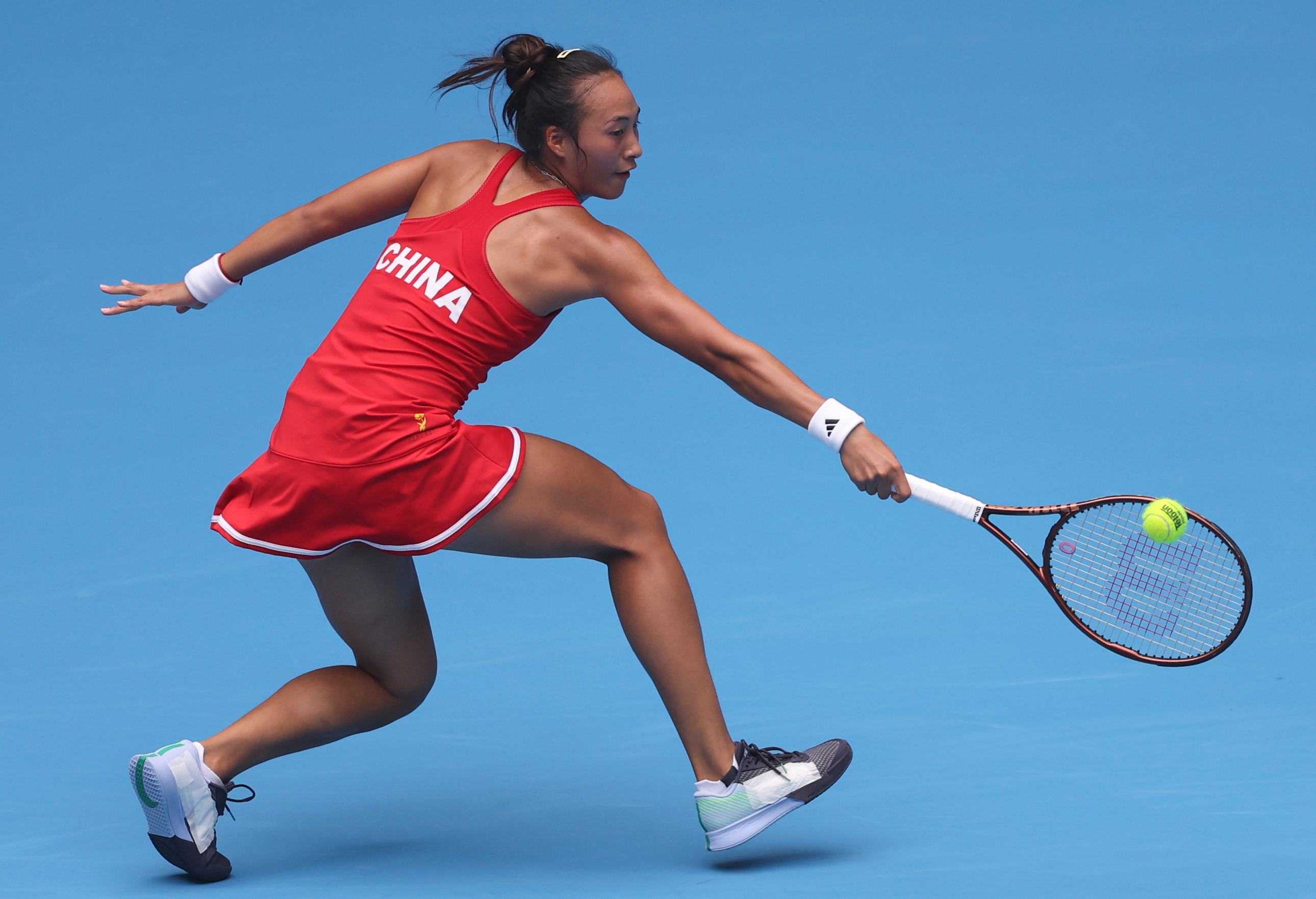 网球——女单:郑钦文晋级决赛