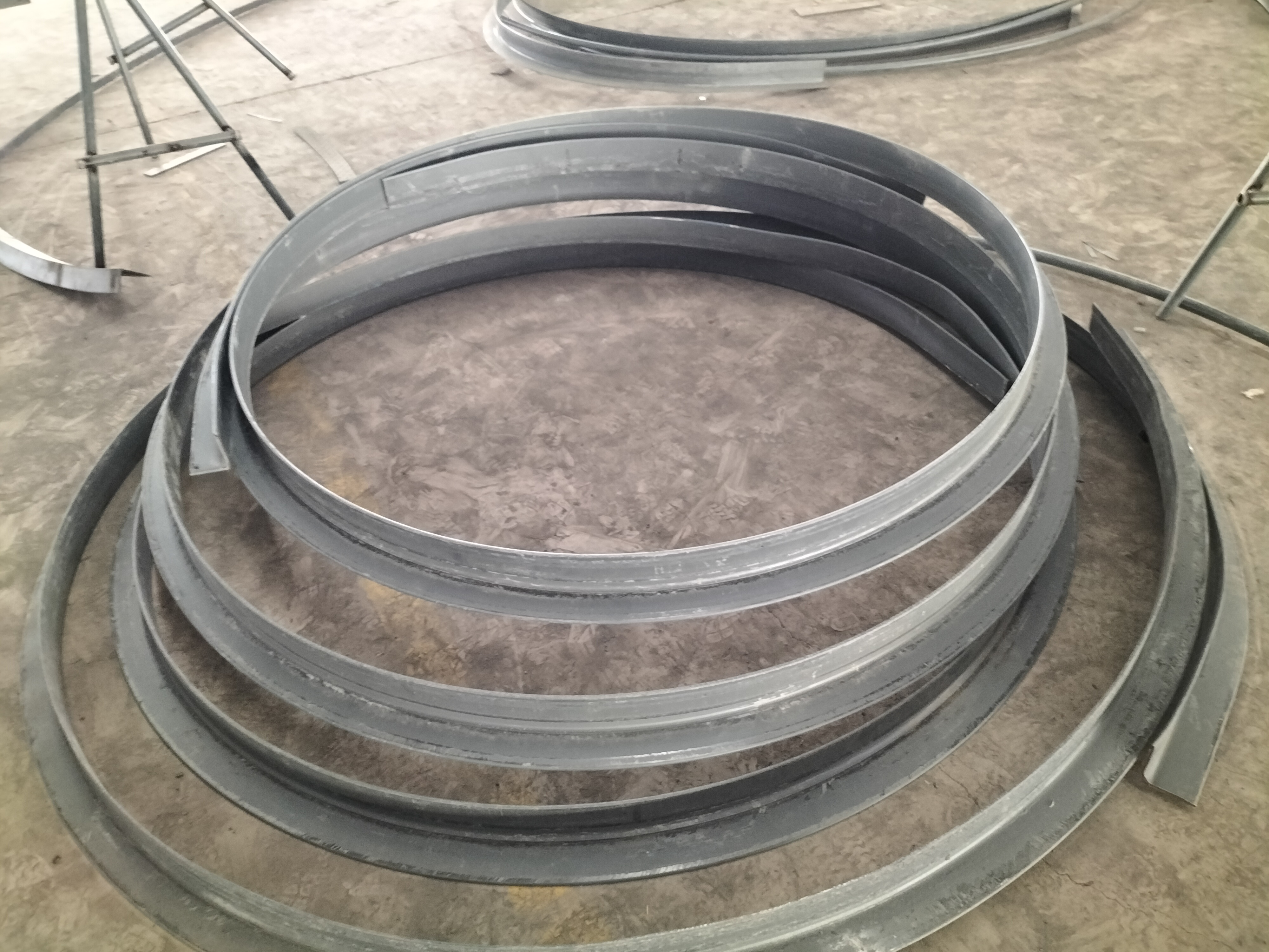 角钢卷圆加工视频