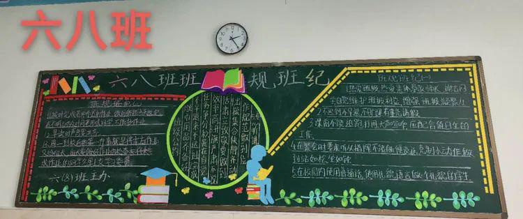 息县第十一小学(南校区)养成教育主题黑板报展评活动