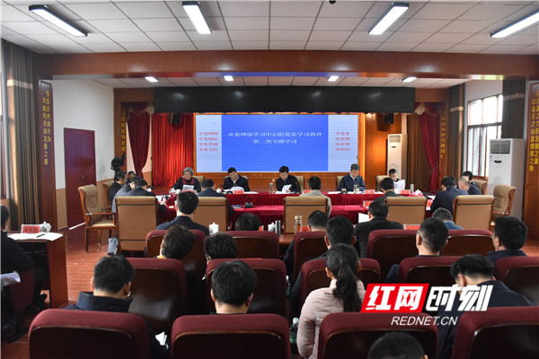 娄底市委理论学习中心组开展党史学习教育第二次专题学习