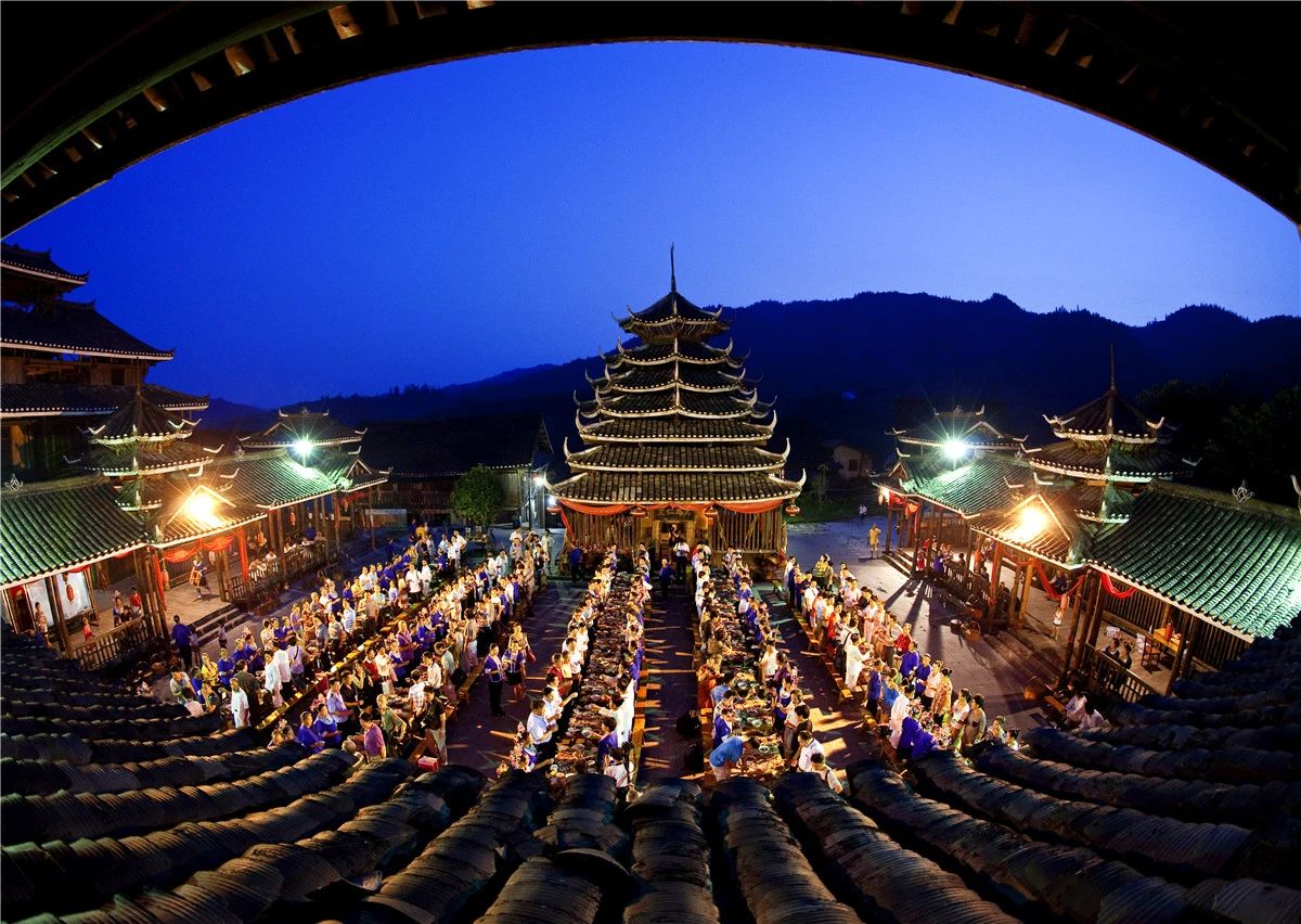 程阳八寨百家宴  广西壮族自治区文化和旅游厅供图