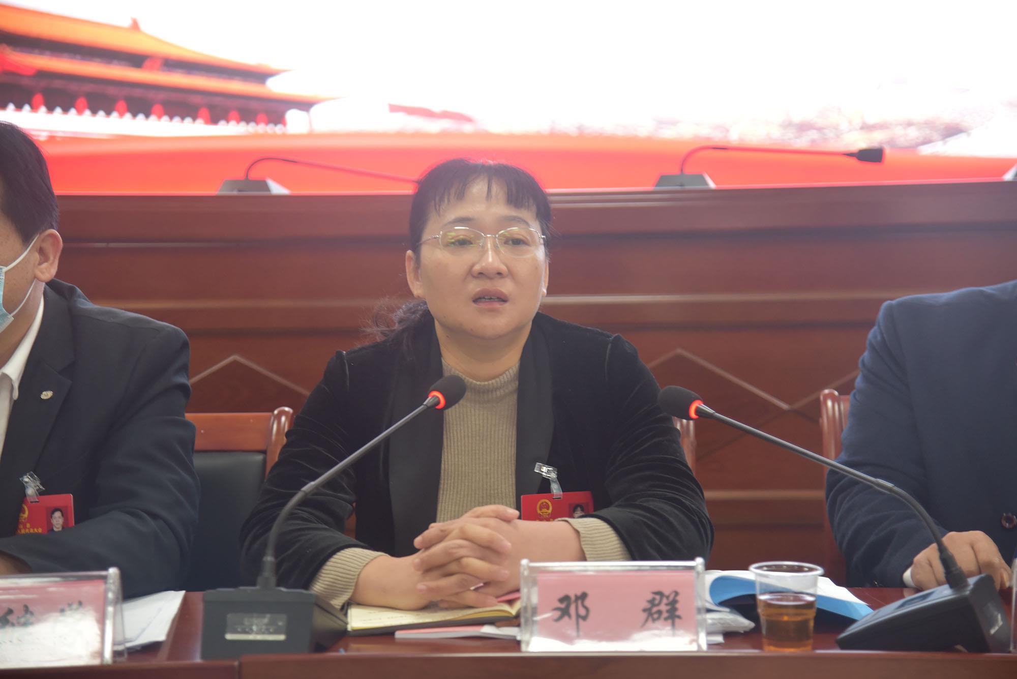 「聚焦两会」邓群参加第四代表团分组讨论