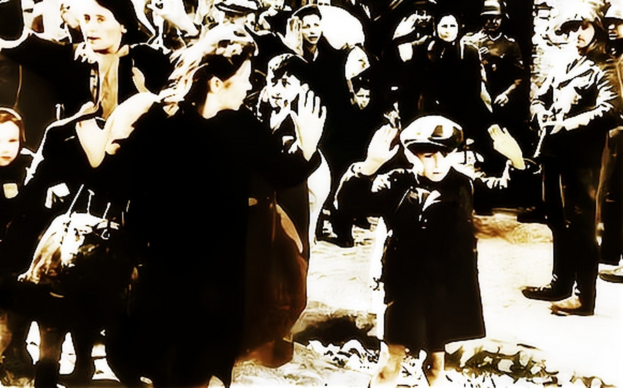 1943年,在华沙,纳粹将50万犹太人驱赶到隔都,每天约有5千人进入集中营