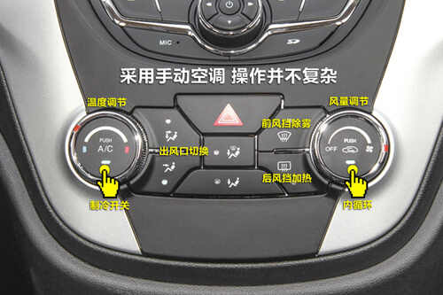 长安cs35的空调关闭按键在哪?