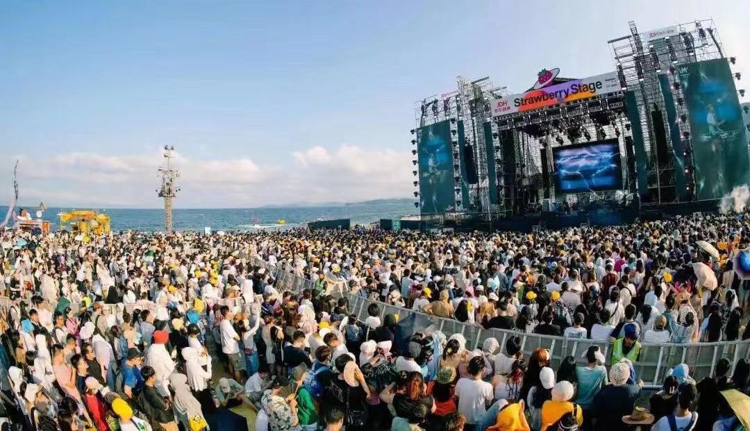 草莓音乐节将落地珠海金湾,舞台现场长啥样?