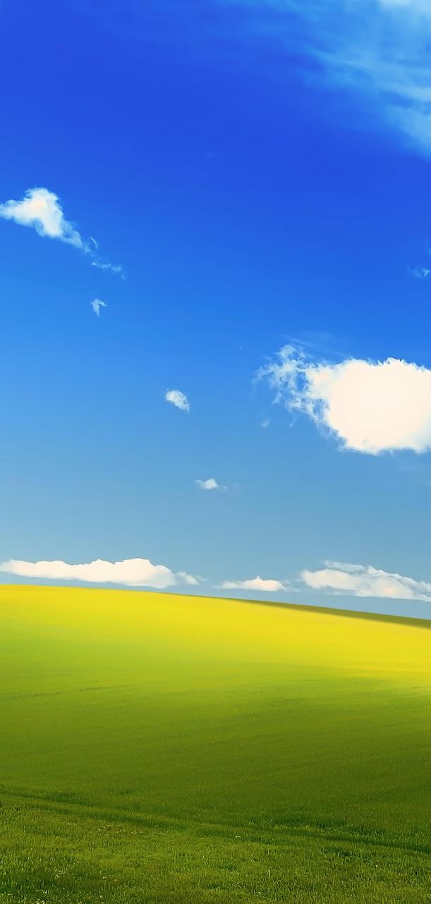 4k壁纸:经典xp系统壁纸,一分为三做手机壁纸,另附4k原图原版壁纸.