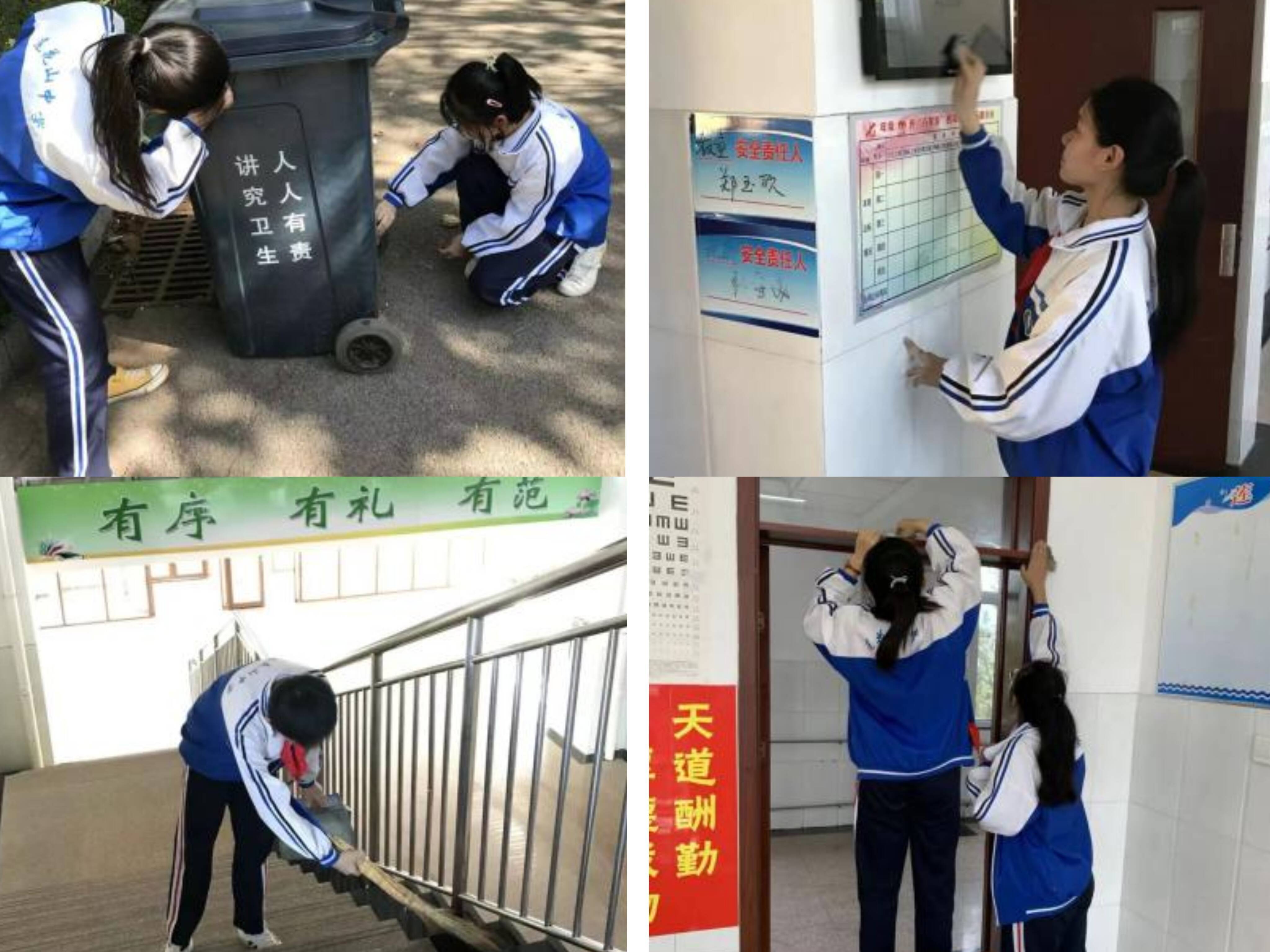 安丘市莲花山中学开展"五一"劳动周素养展示活动