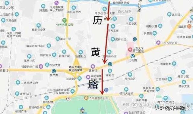济南历黄路南段西半幅放开交通,十年来从700米延长至4公里
