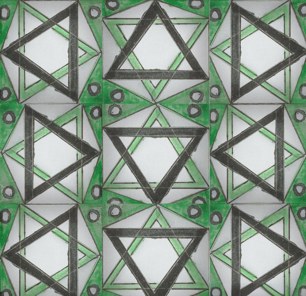 平面图形镶嵌设计的多彩作品欣赏