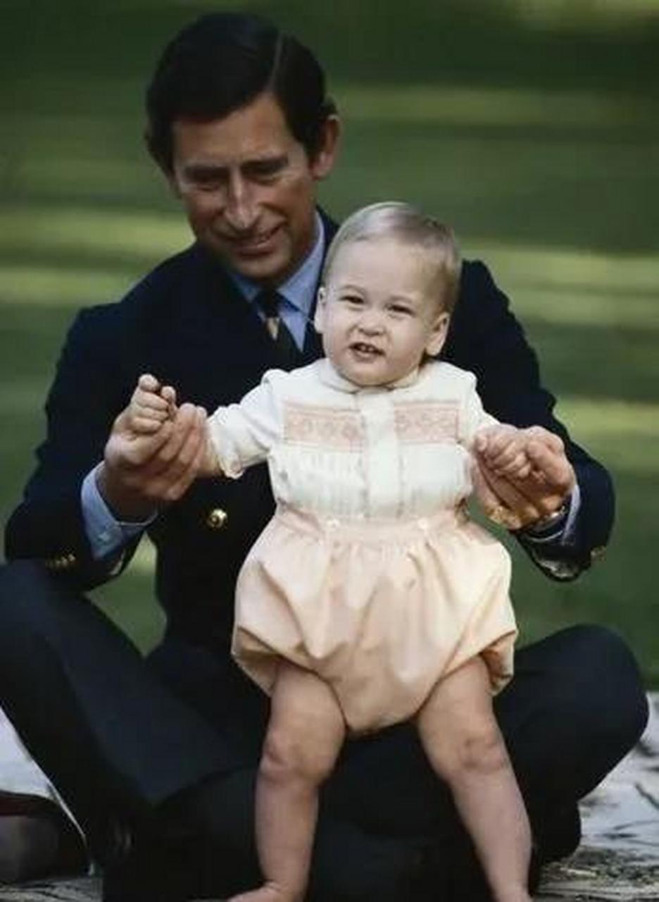 他对小时候的威廉王子还是很宠爱的,比起对哈里王子的嫌弃,查尔斯对