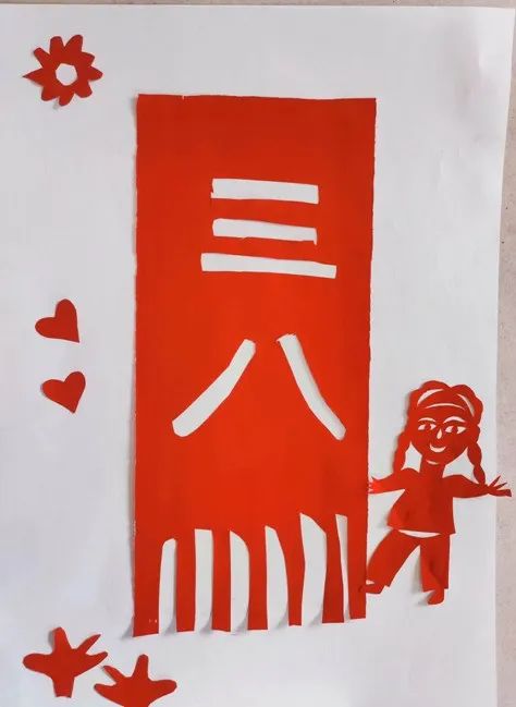 我们的节日非遗文化走进企业巾帼心向党剪纸颂党恩庆三八活动