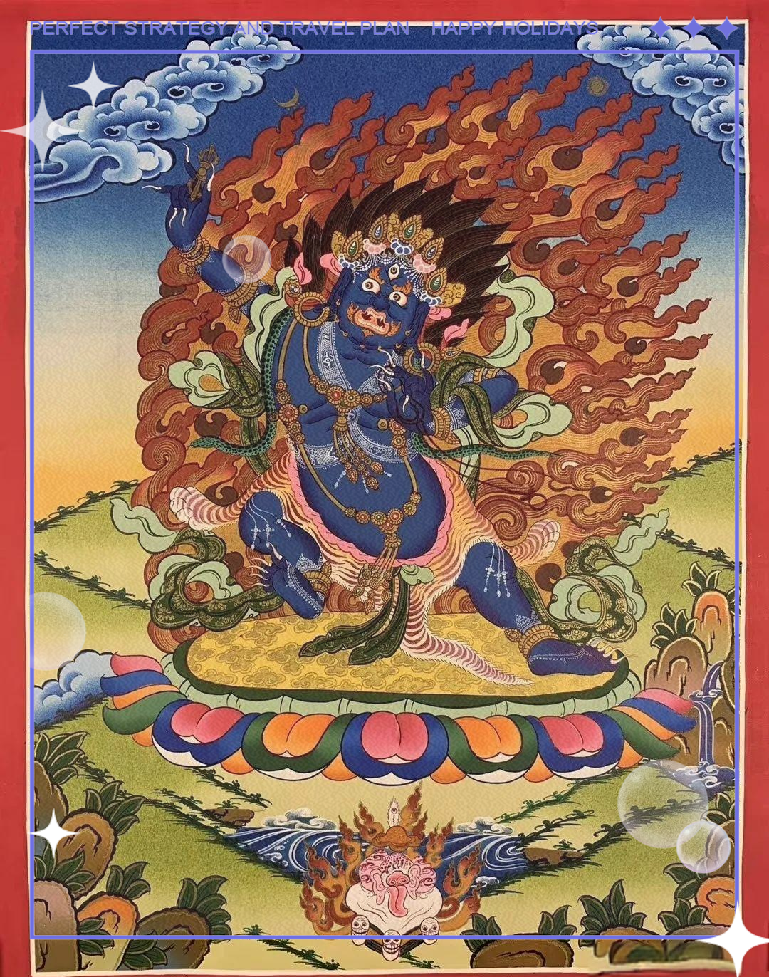 金刚手菩萨:密宗的核心护法与智慧象征