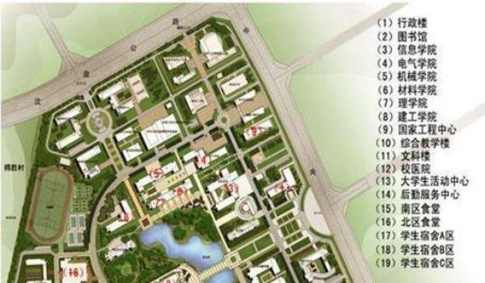 沈阳工业大学校内地图图片